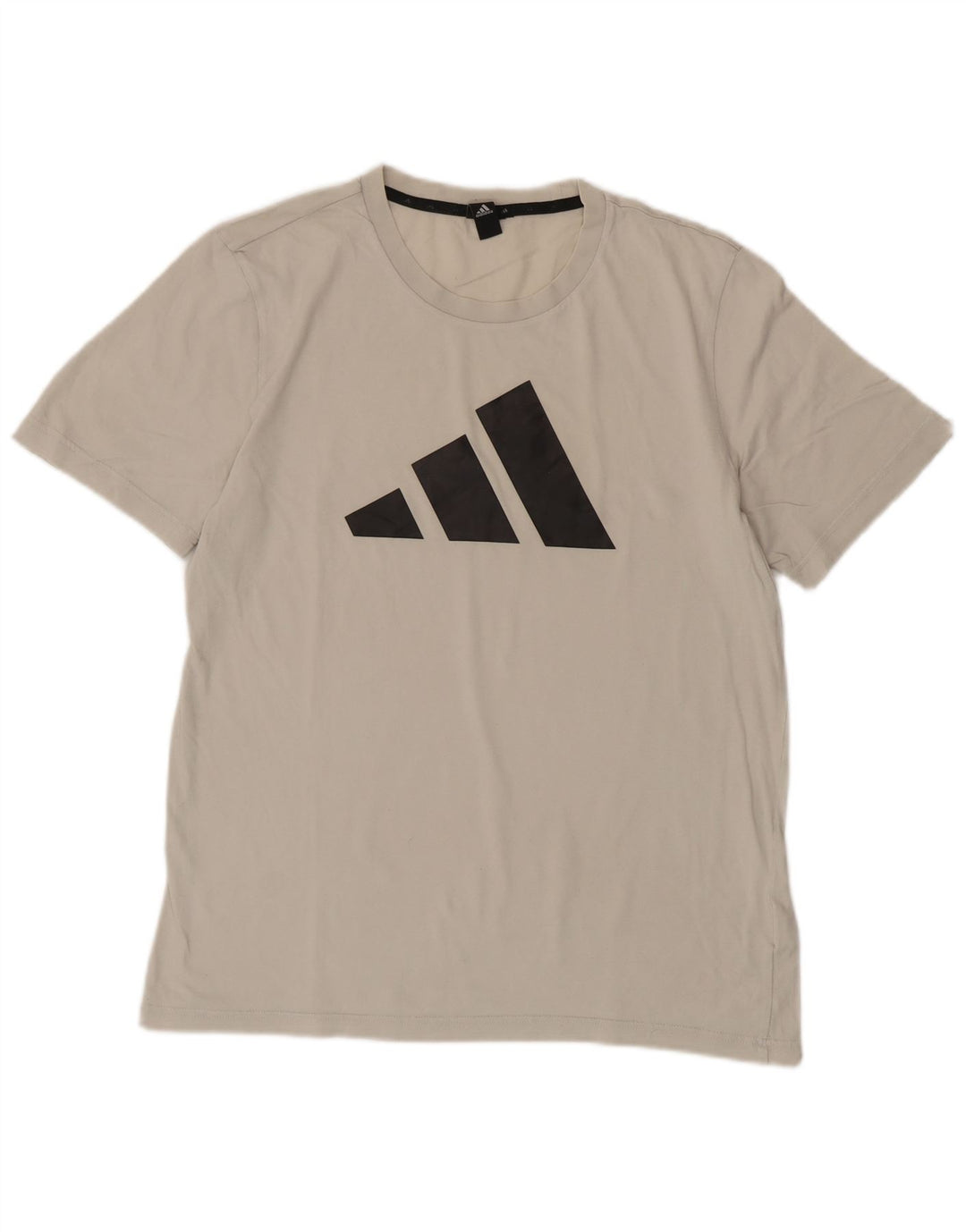 Adidas Grafisk T-shirt top til mænd Medium hvid bomuld