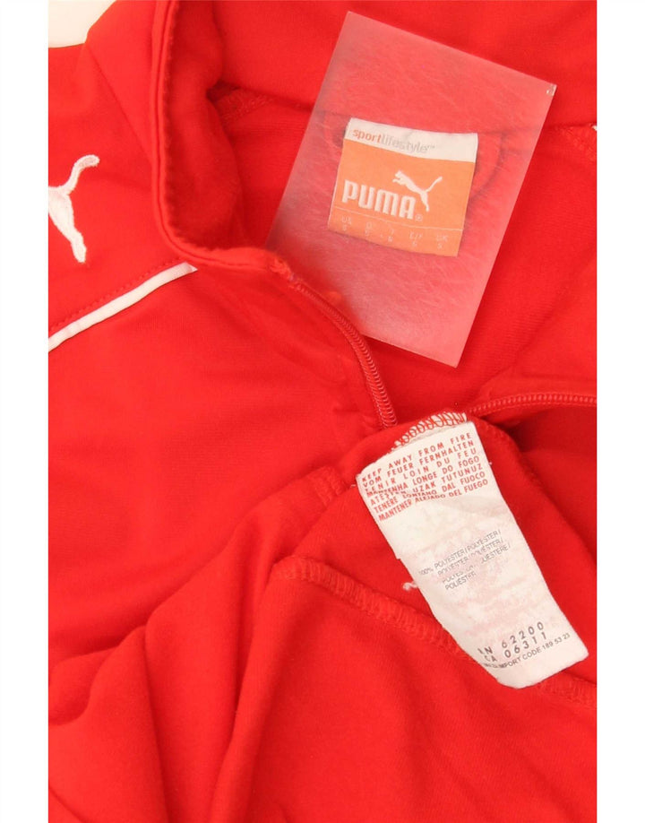 Puma Træningsdragt til mænd, topjakke, lille orange polyester