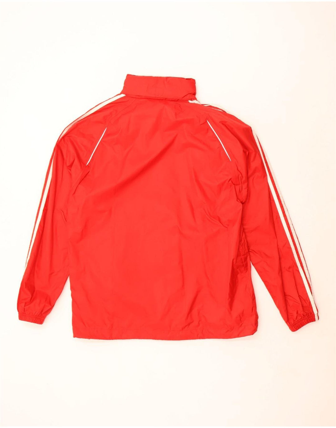 Adidas Regnjakke med hætte til mænd UK 38 Medium Rød Polyester
