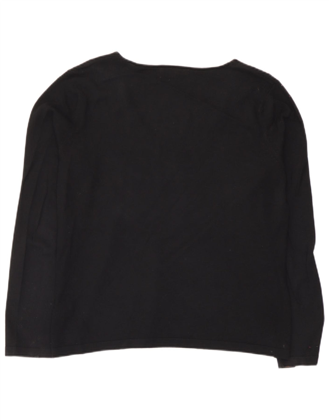 Marks & Spencer Dametop Langærmet UK 14 Medium Sort Viscose