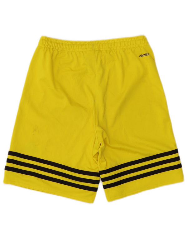 Adidas Boys Climalite Sportshorts 11-12 År Stor Gul Polyester