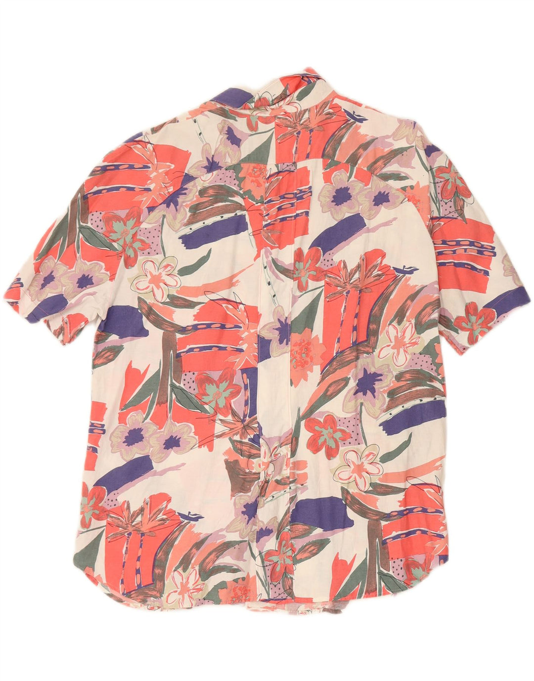 GATSBY Womens Short Sleeve Shirt IT 48 XL Multicoloured Floral