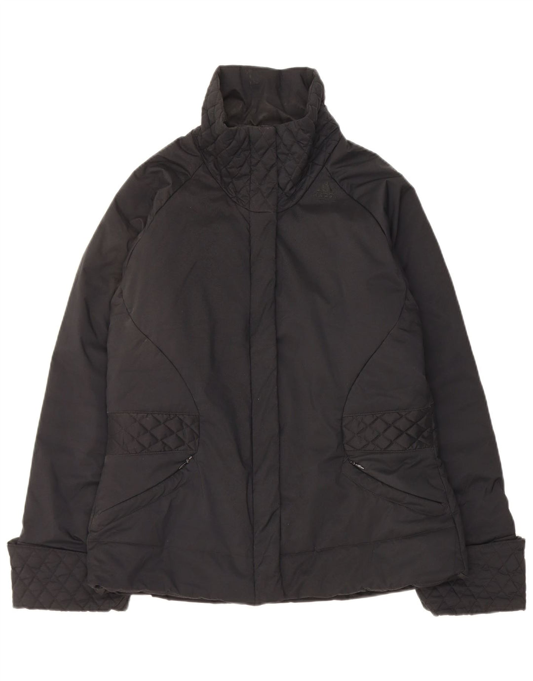 Adidas Polstret Damejakke UK 14 Stor Sort Polyester
