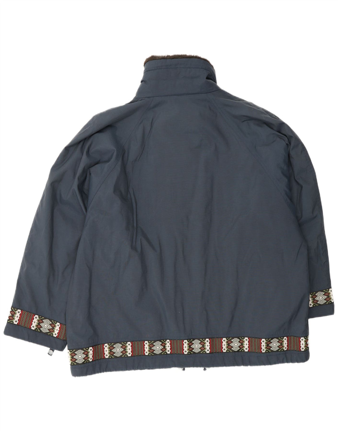 CIESSE PIUMINI Dame Oversized Windbreaker Jacket Størrelse 48 Large Navy Blue