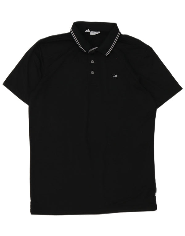 Calvin Klein herre poloshirt Medium sort polyester