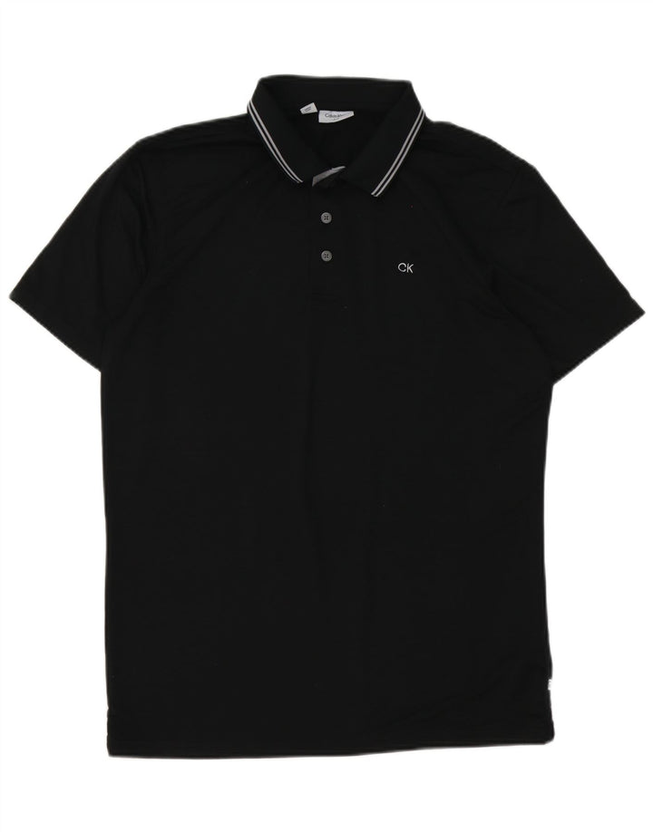 Calvin Klein herre poloshirt Medium sort polyester