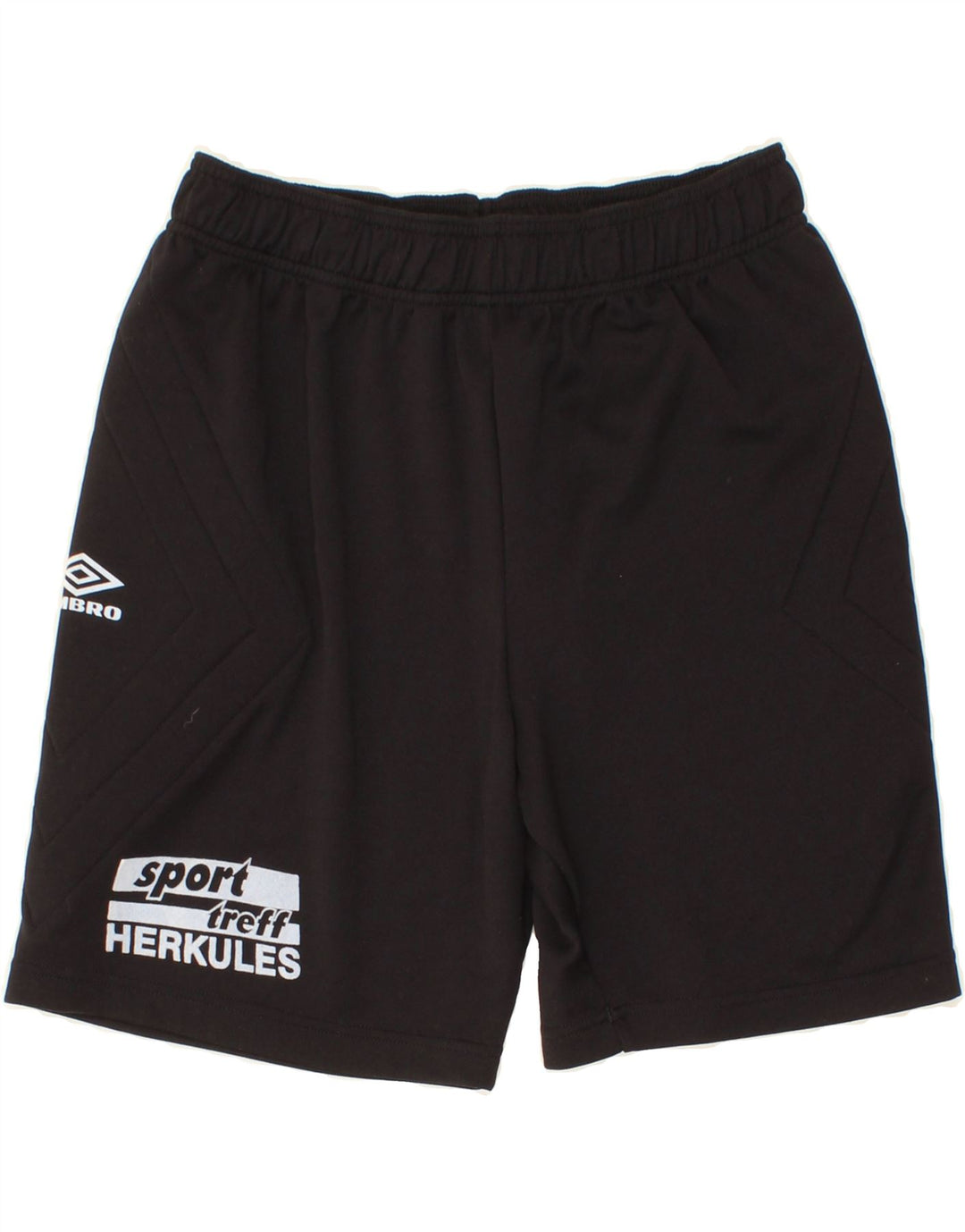 UMBRO Mens Graphic Sport Shorts XL Black Polyester Vintage Umbro and Second-Hand Umbro from Messina Hembry 