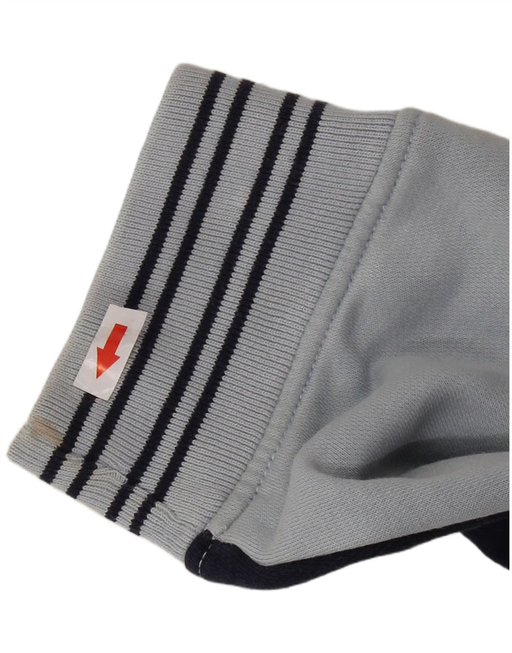 Nike drenge grafisk hættetrøje med lynlås 13-14 år XL Blå Colourblock Bomuld