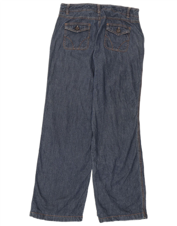 DOCKERS Dame Favorit Fit Jeans med brede ben US 8 Medium W30 L31 Marineblå