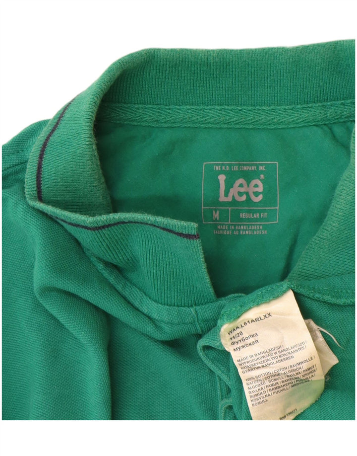 Lee Herre Regular Fit Polo Shirt Medium Green Bomuld