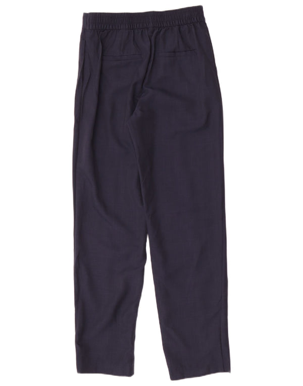 Marks & Spencer Dame Casual Bukser UK 8 Small W26 L29 Navy Blue