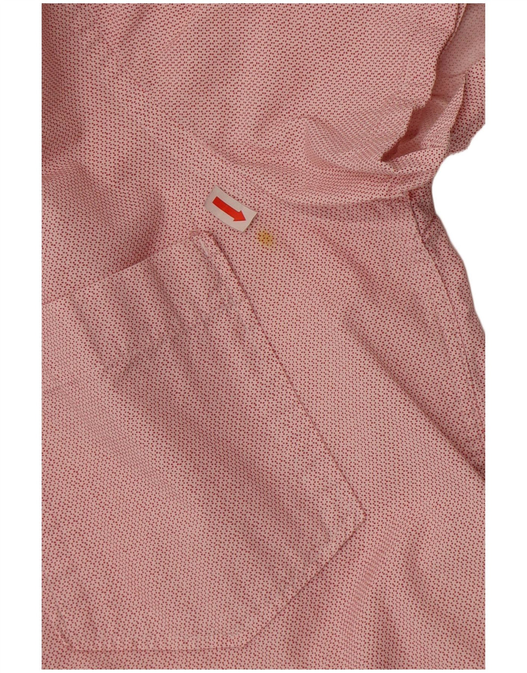 Tommy Hilfiger Herre kortærmet Slim Fit skjorte Medium rød plettet bomuld