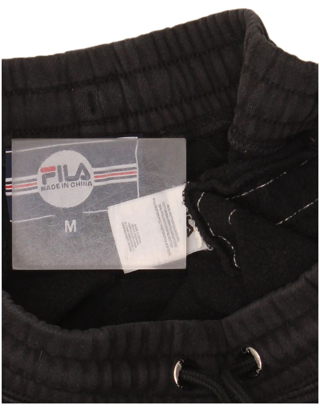 Fila Herre grafisk træningsdragt Bukser Joggers Medium Sort Bomuld