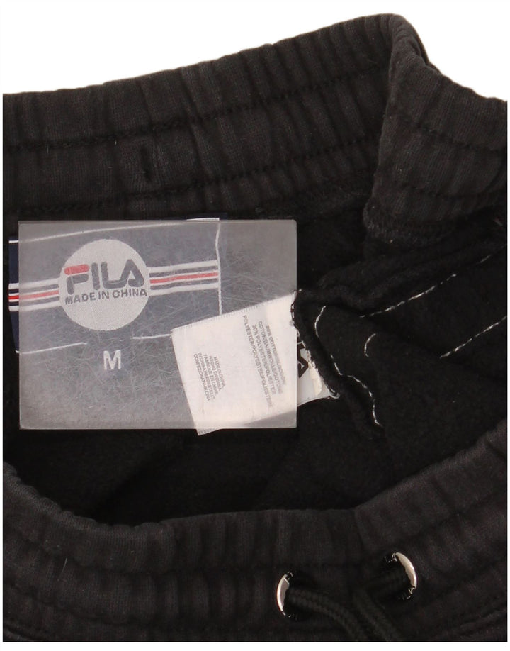 Fila Herre grafisk træningsdragt Bukser Joggers Medium Sort Bomuld