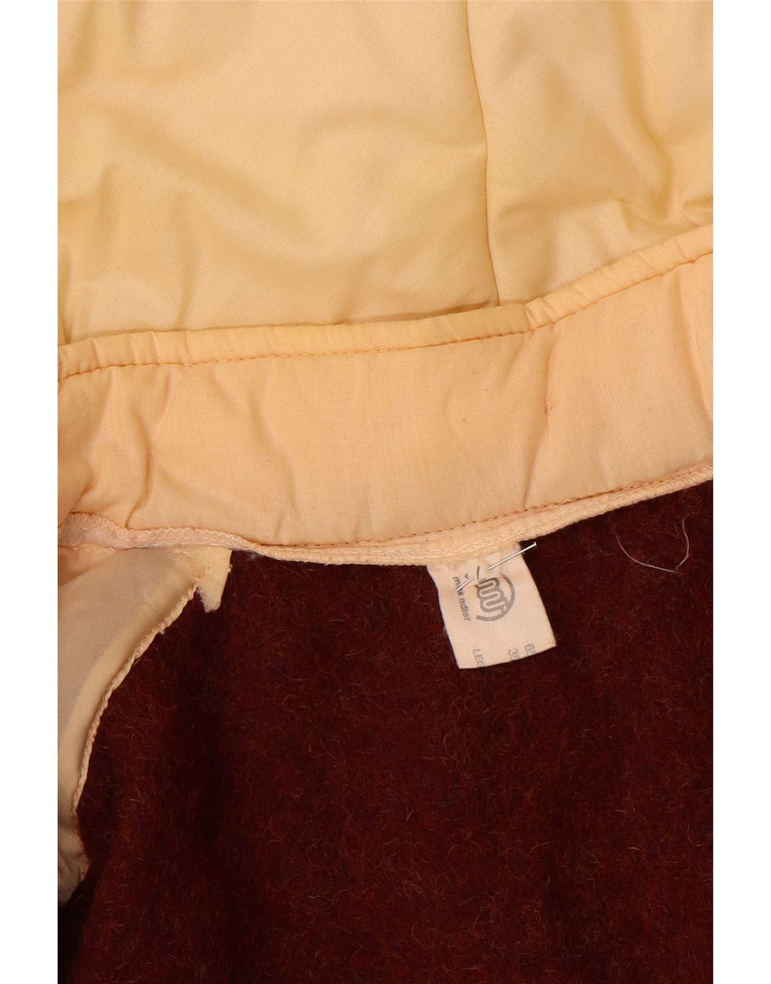 Vintage polstret herrejakke UK 40 Large Beige Polyester