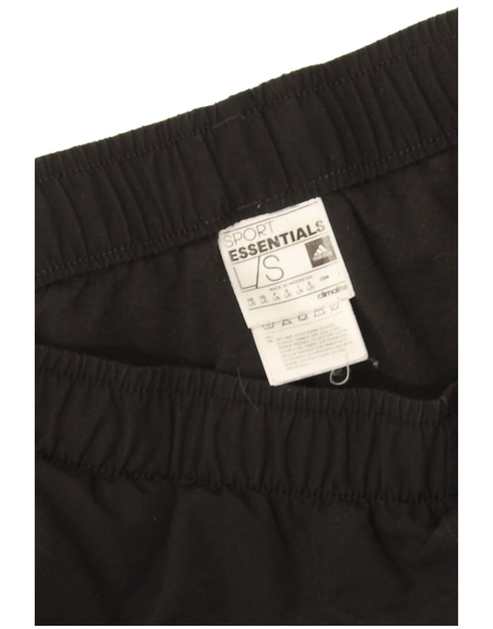 Adidas Herre Climalite Træningsdragt Bukser Joggers Large Sort Polyester