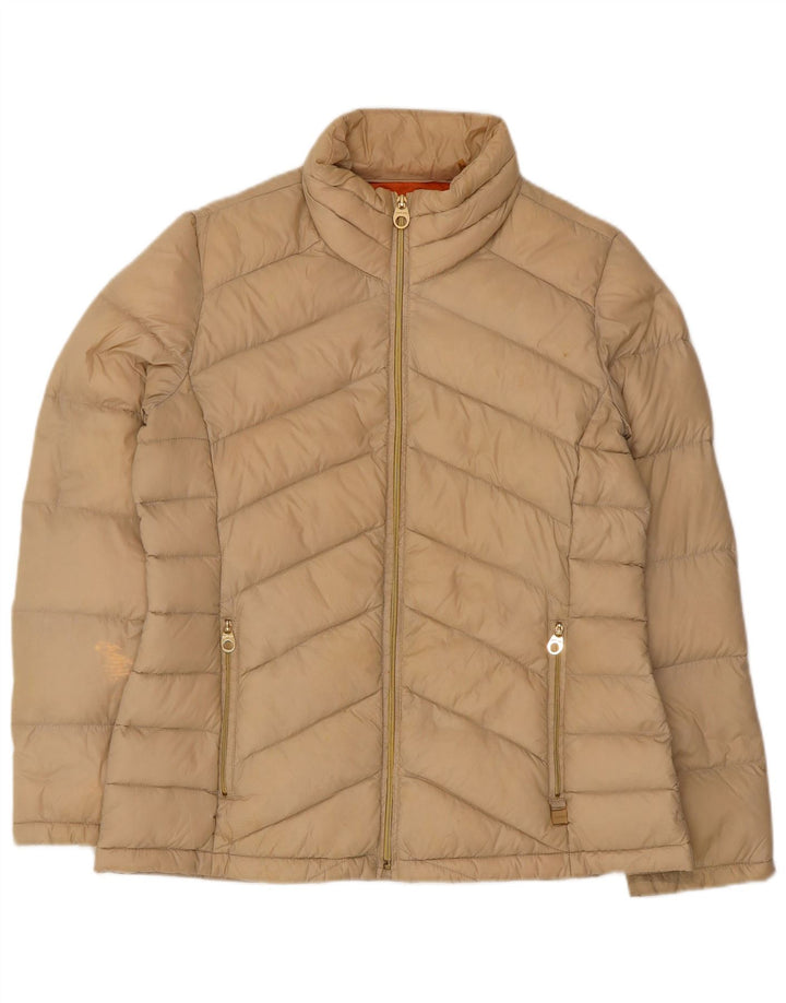Calvin Klein Dame Polstret Jakke UK 14 Medium Beige Nylon