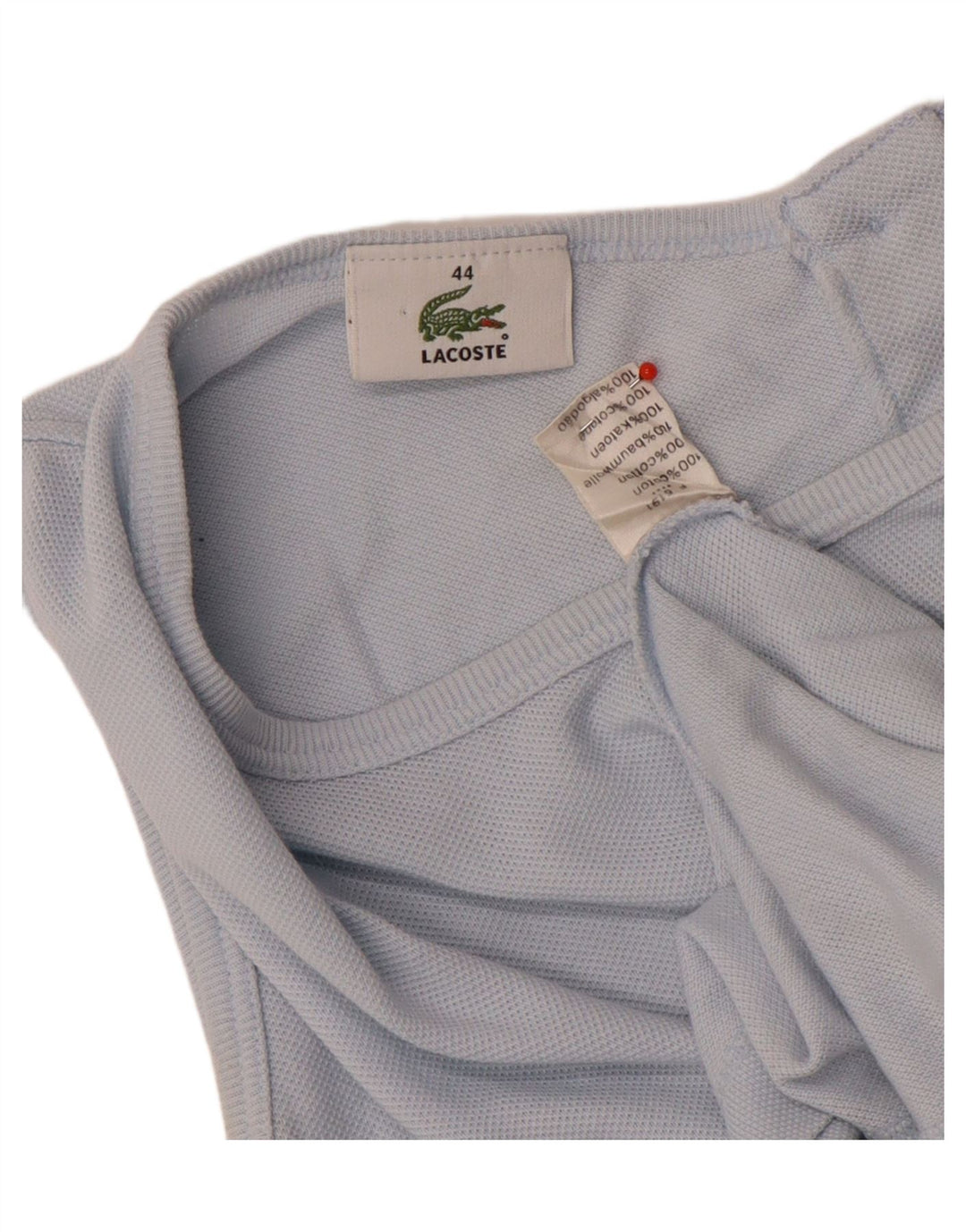 Lacoste Damevest Top Str. 44 Large Blå Bomuld