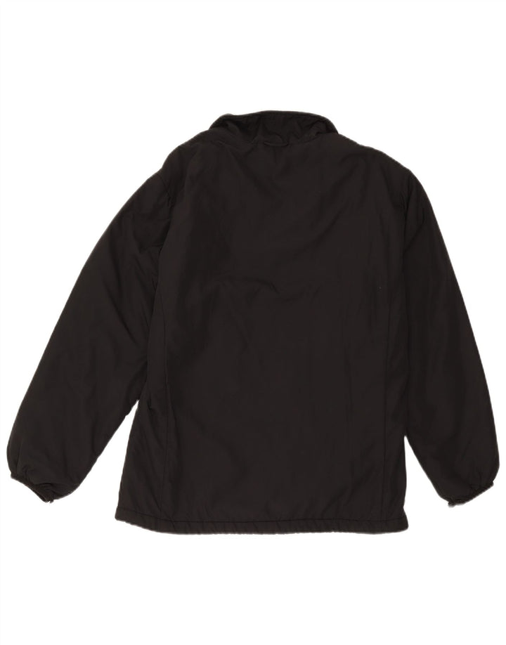 Jack Wolfskin Dame Liner Windbreaker Jacket UK 12 Medium Sort Polyester