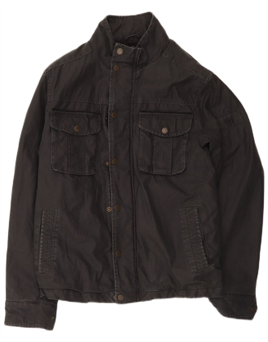 Fat Face Herre Windbreaker Jacket UK 38 Medium Grey Bomuld
