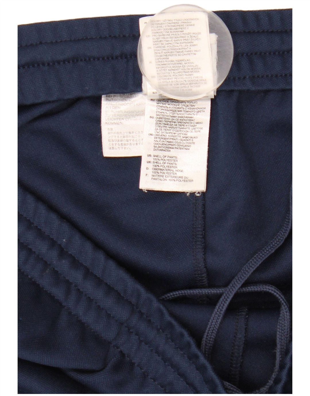 Adidas Træningsdragtsbukser til mænd UK 44/46 Large Navy Blue Polyester
