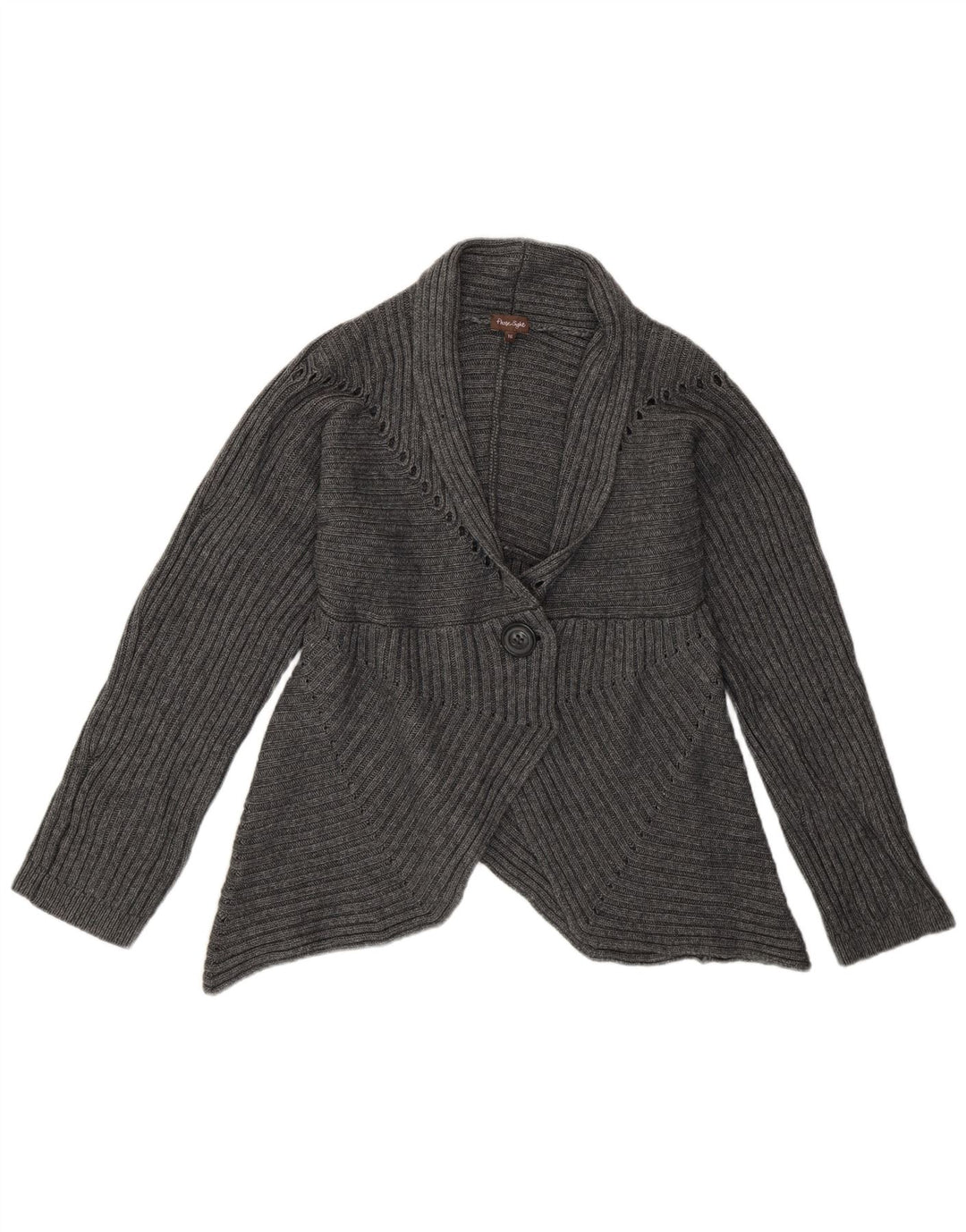 Phase Eight Womens Cardigan Sweater UK 16 Large Grå Viscose