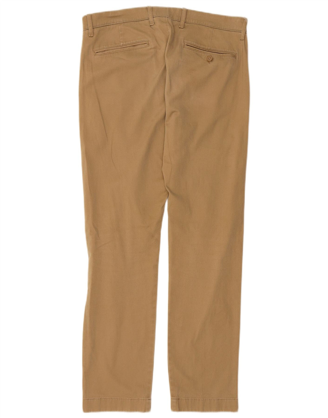 J. CREW Straight Chino-bukser til mænd W31 L30 Beige Bomuld
