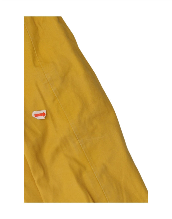 JOULES Regnjakke med hætte til kvinder UK 8 Lille gul bomuld