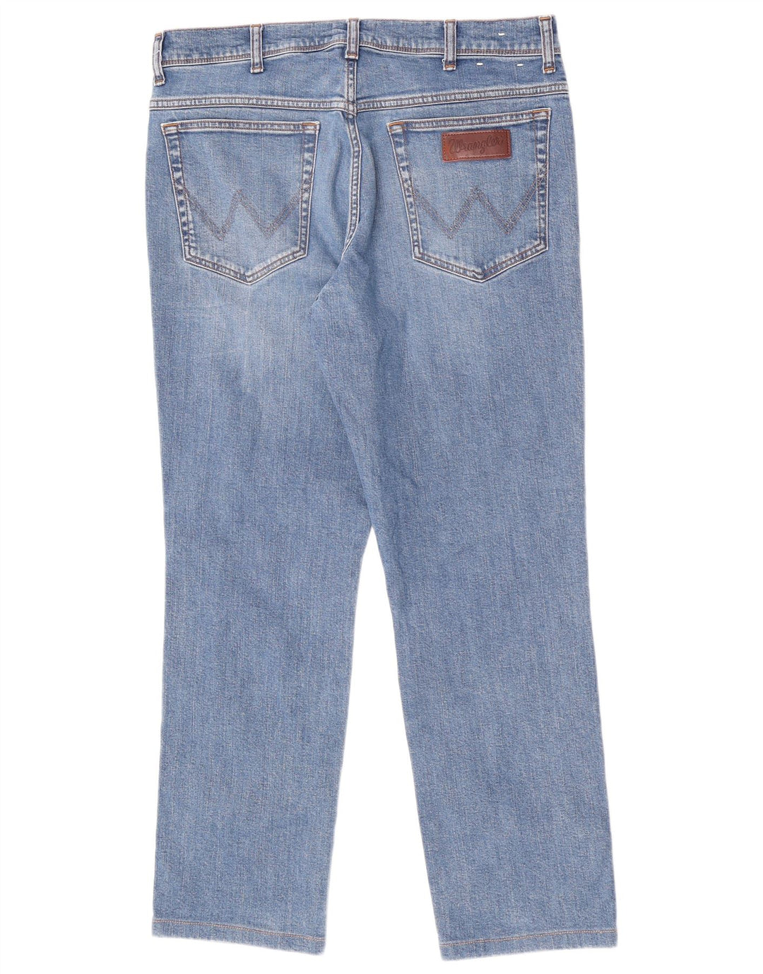 Wrangler Herre Texas Slim Jeans W35 L29 Blå Bomuld