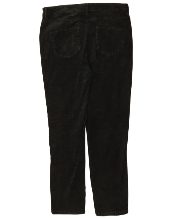 Marks & Spencer Dame Slim Corduroy Bukser UK 16 Large W34 L30 Grøn