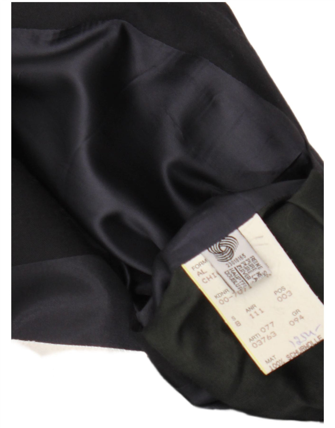 Hugo Boss Herre Double Breasted Blazer Jacket UK 40 Large Black Wool