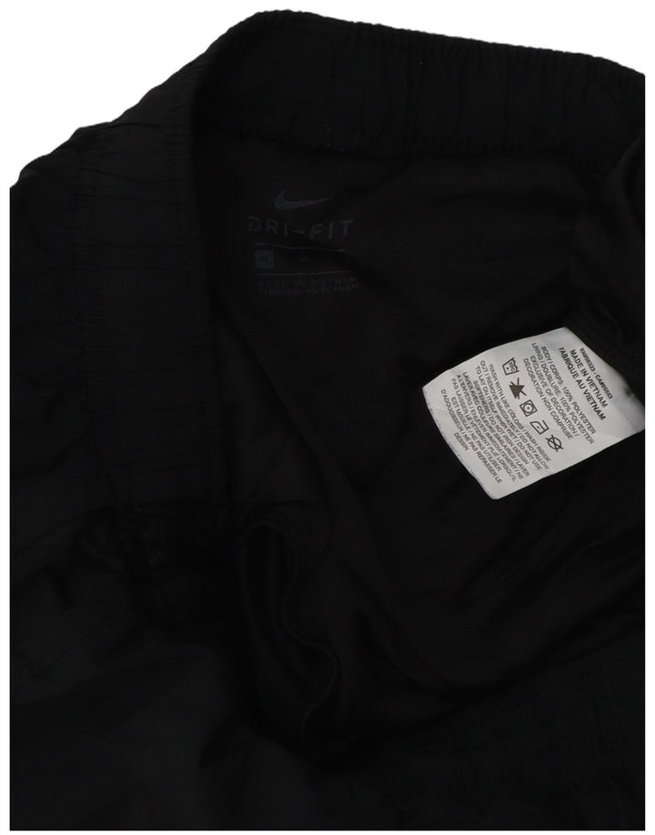 NIKE Dri Fit sportsshorts til kvinder UK 14 Medium Black Polyester