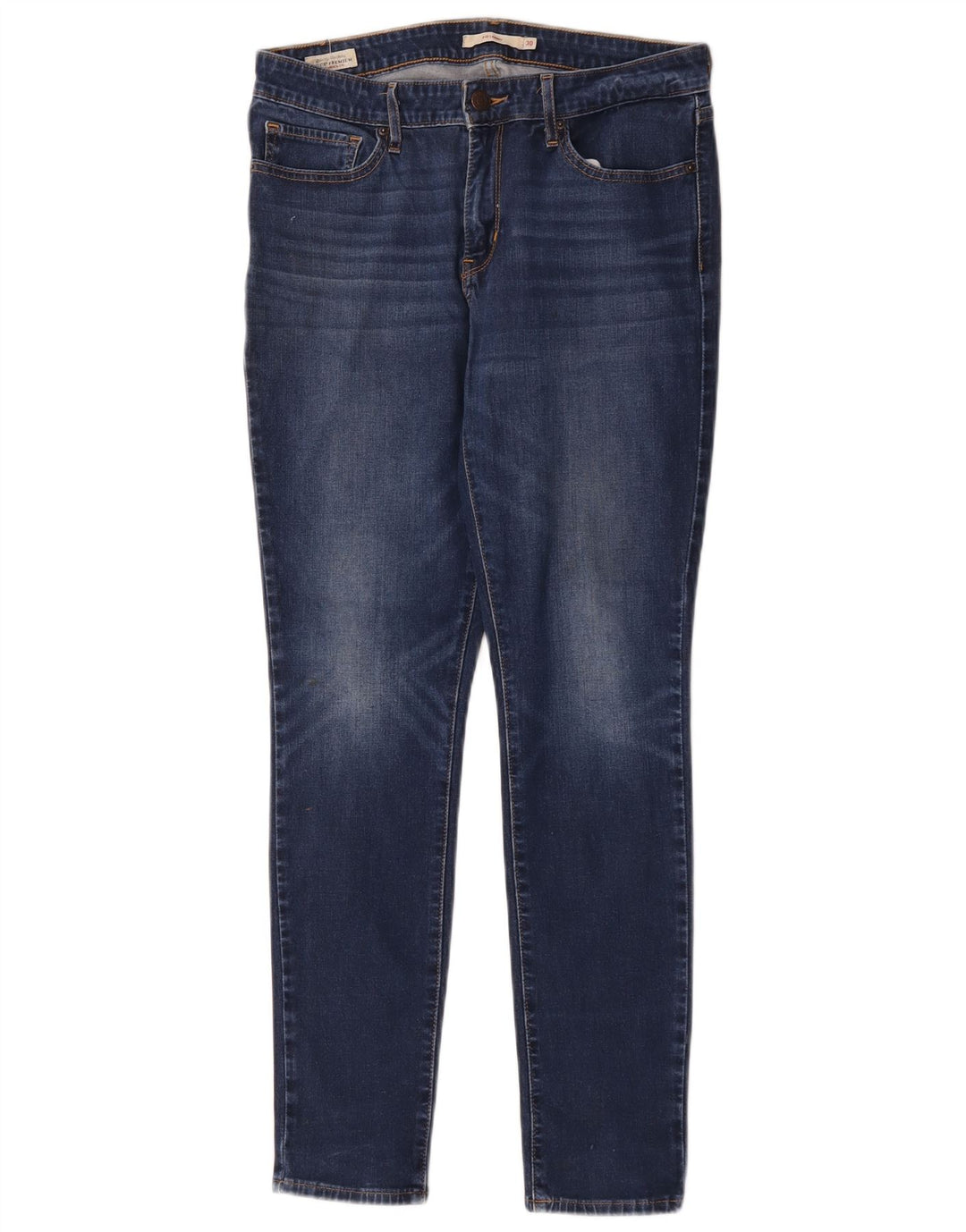 Levi's Dame 711 Skinny Jeans W30 L29 Blå Bomuld