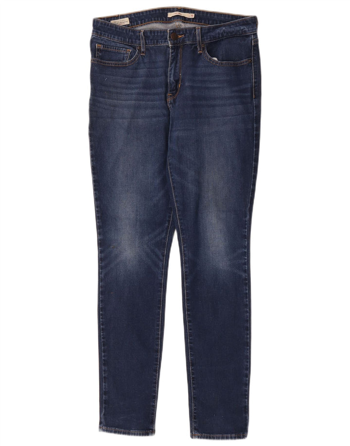 Levi's Dame 711 Skinny Jeans W30 L29 Blå Bomuld