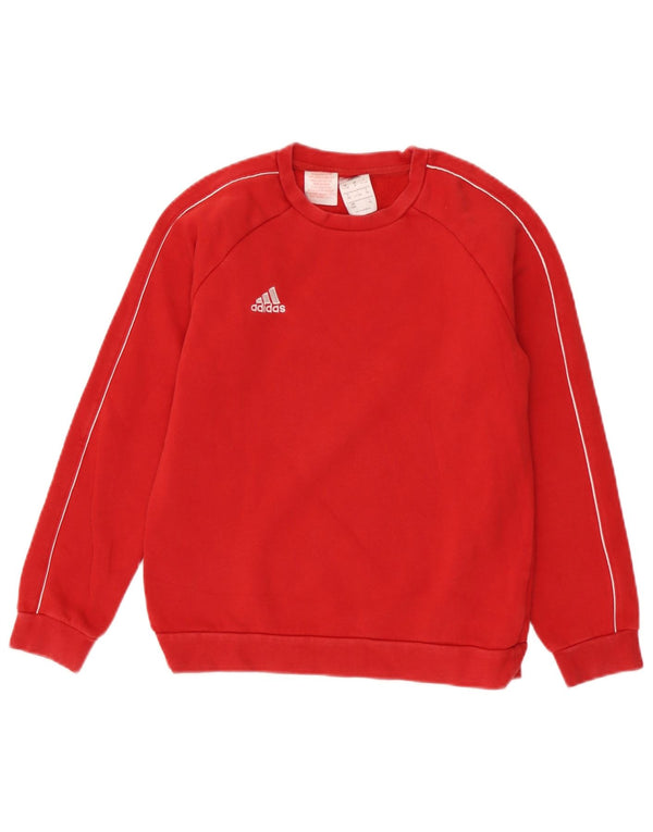 Adidas Boys Sweatshirt Jumper 11-12 år Rød Bomuld