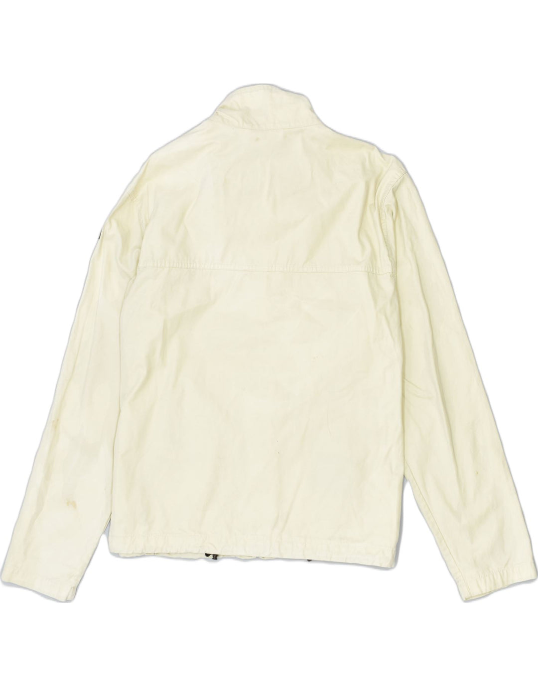 NAPAPIJRI Mens Bomber Jacket UK 42 XL Off White Cotton Vintage Napapijri and Second-Hand Napapijri from Messina Hembry 