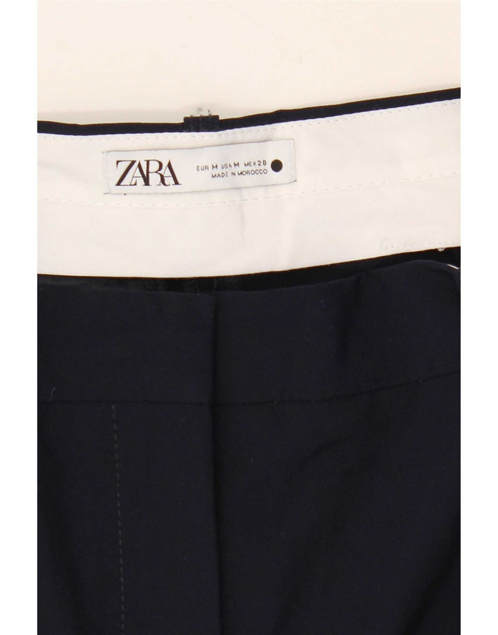 Zara Dame Pegged Chino Bukser Medium W30 L26 Navy Blue