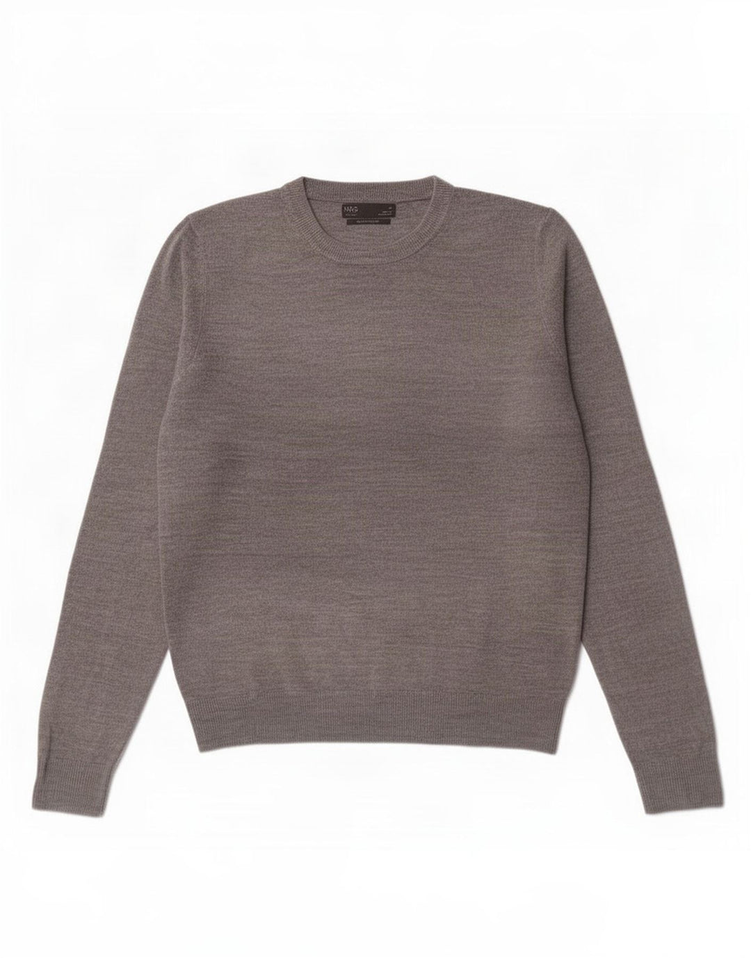 Marks & Spencer Herre Boat Neck Jumper Sweater Medium Grå Akryl