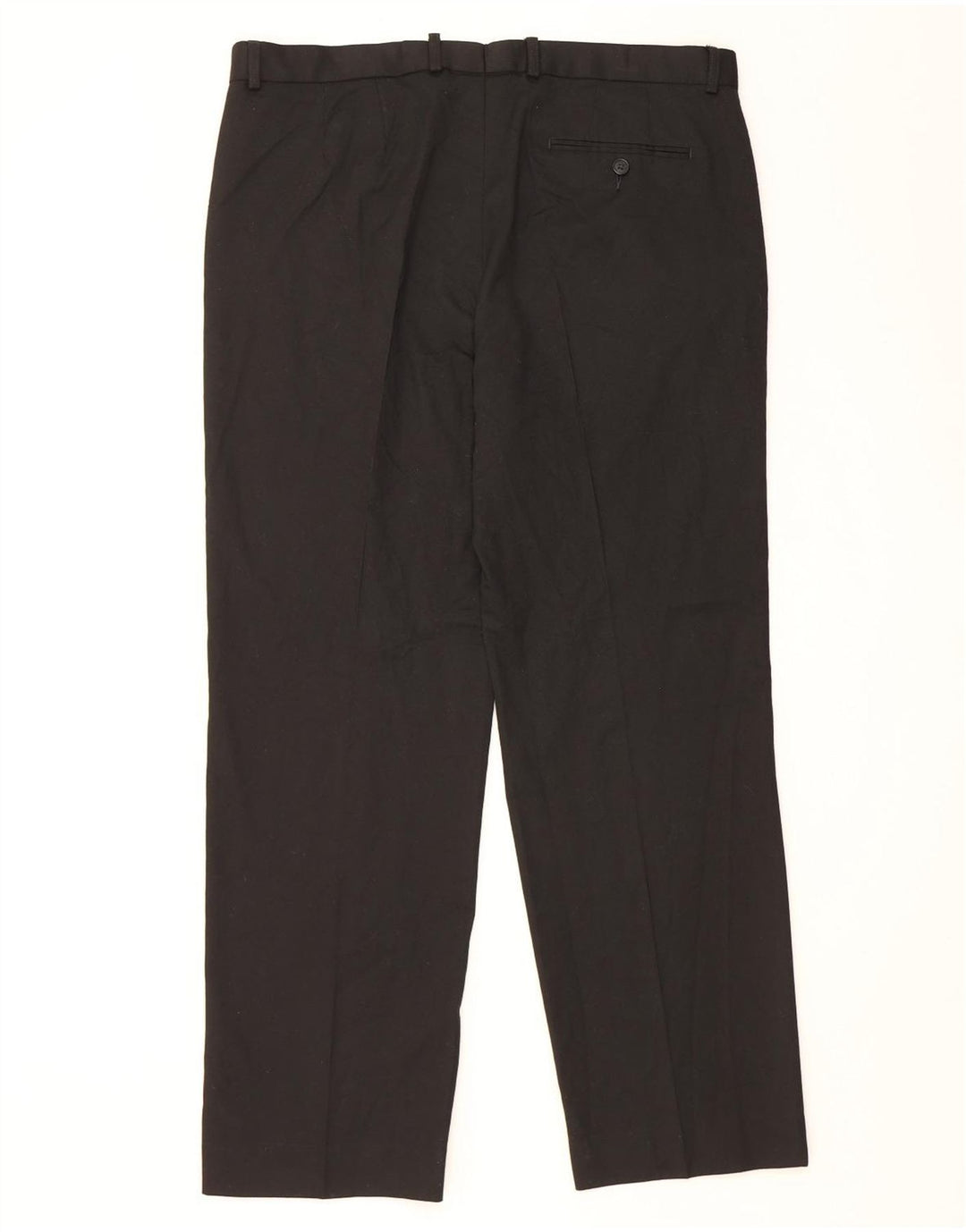 Marks & Spencer Herre Regular Fit Suit Bukser W38 L31 Sort Polyester
