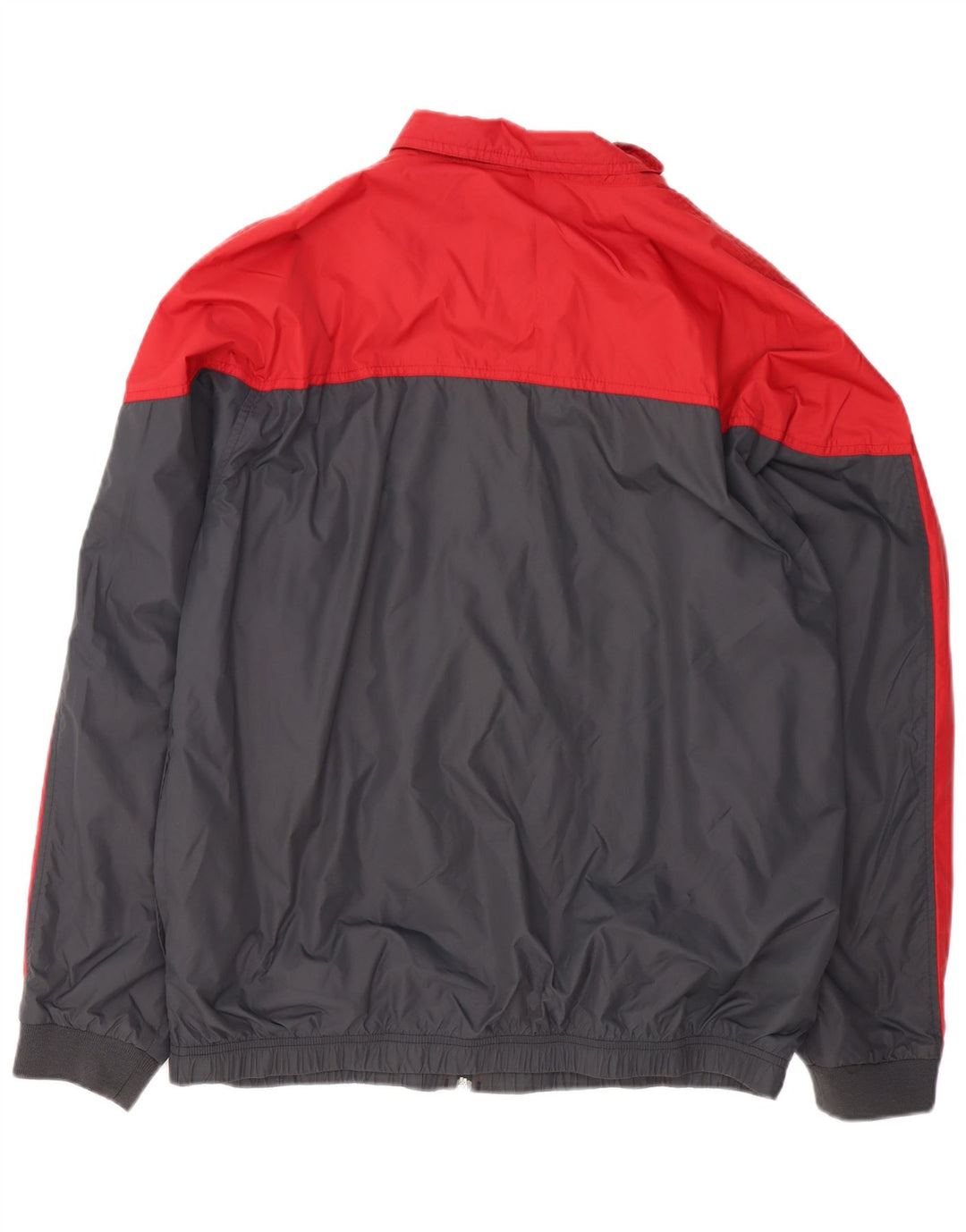 Nike Regnjakke til mænd UK 40 Large Grå Colourblock Nylon