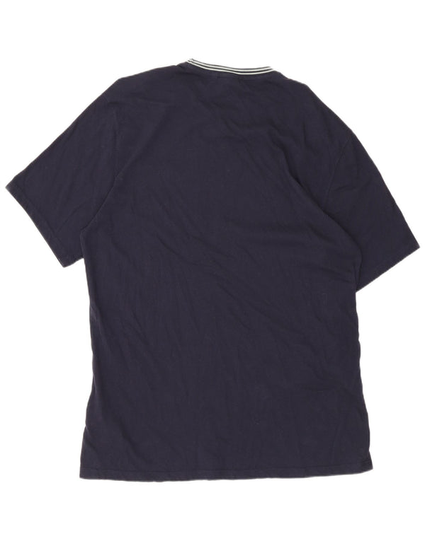 Barbour herre T-shirt top 2XL marineblå bomuld