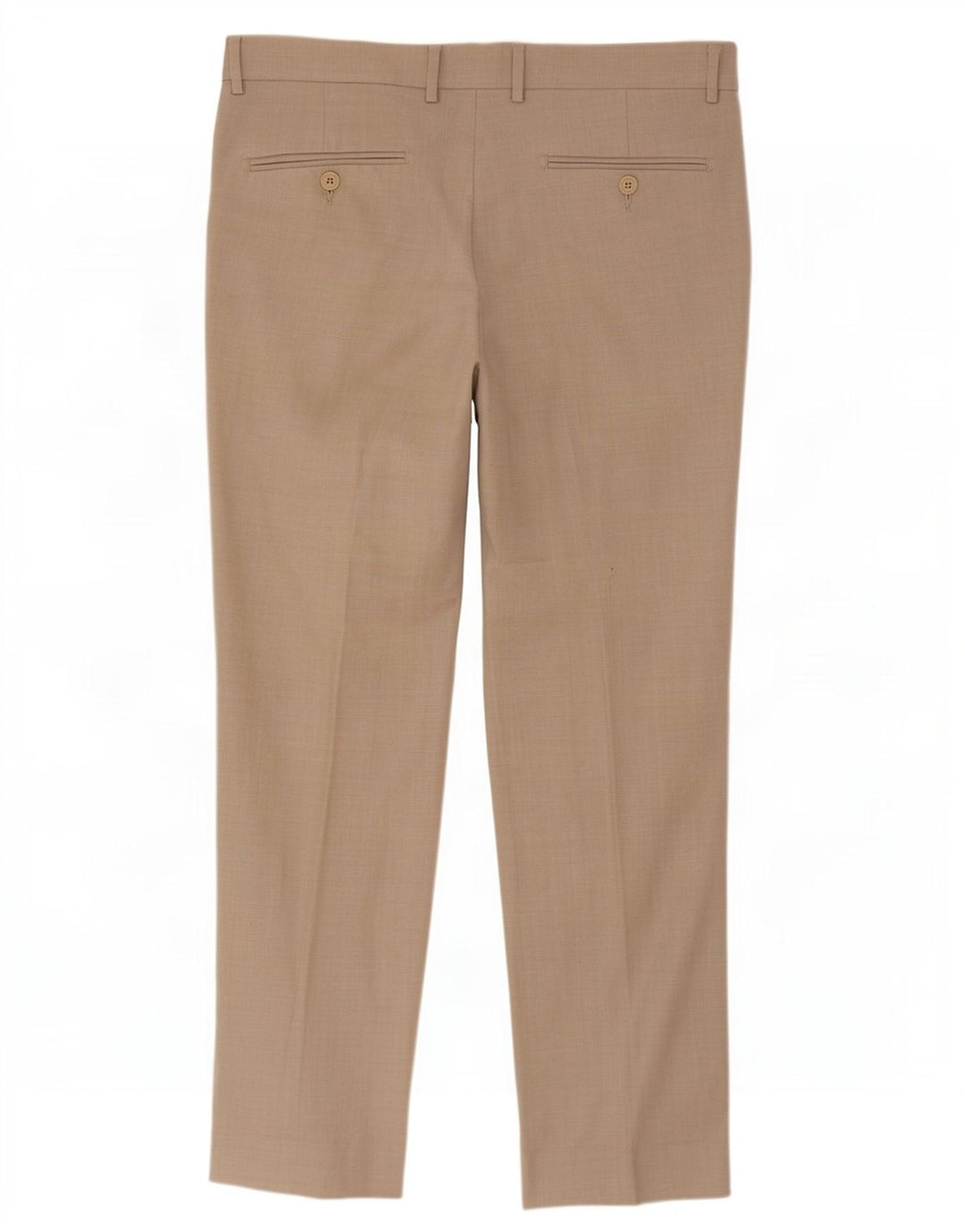 Van Heusen Herre Straight Suit Bukser W34 L30 Beige Polyester