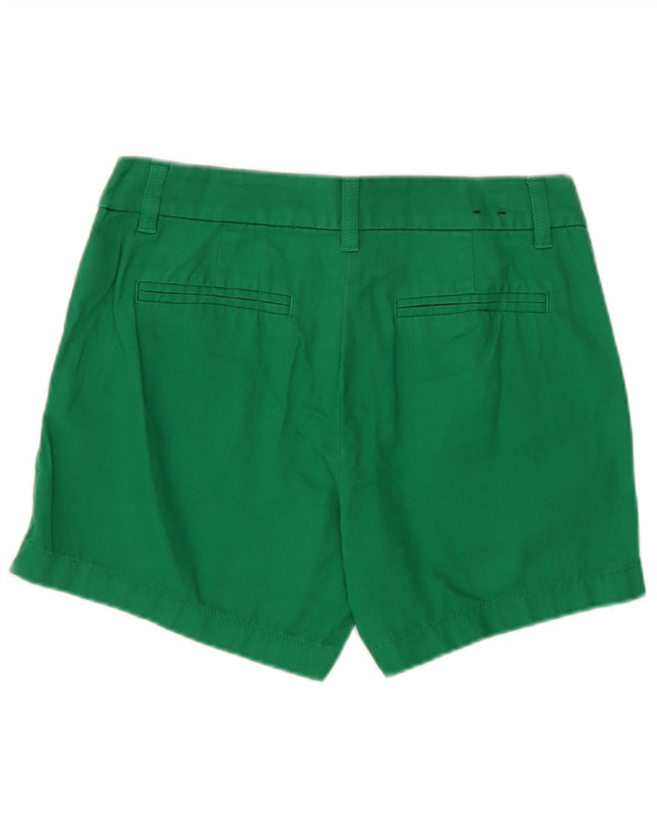 J. CREW Chino Shorts til kvinder US 2 XS W28 Grøn bomuld