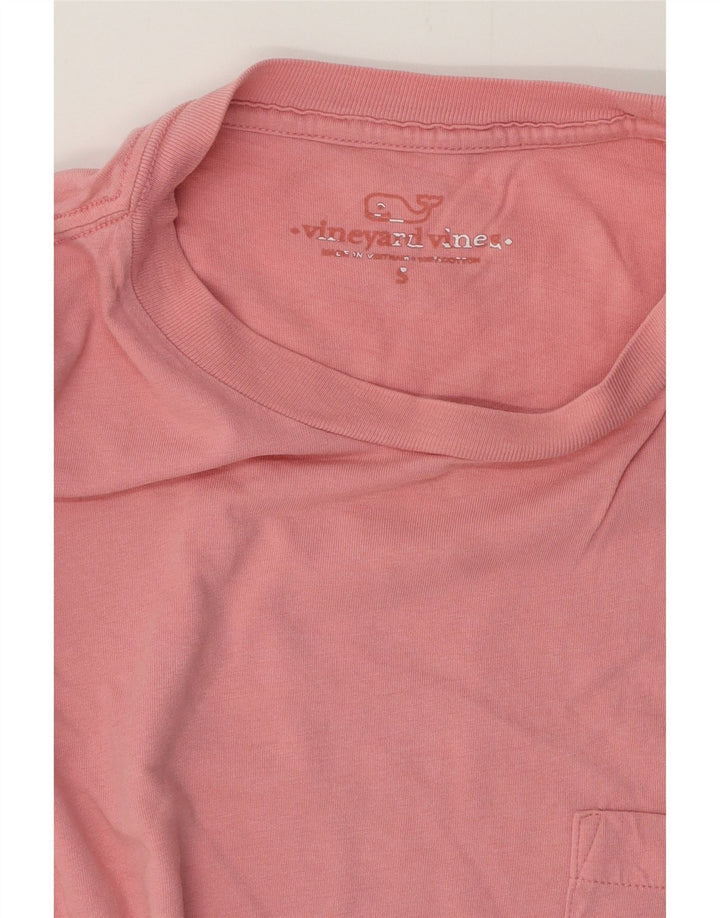 VINEYARD VINES Herre grafisk T-shirt Top Lille Pink Bomuld