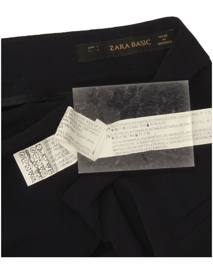 Zara Chino Shorts Large W32 Marineblå polyester