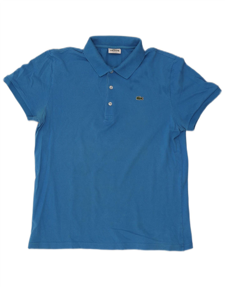 Lacoste herre poloskjorte str. 6 XL Blå bomuld