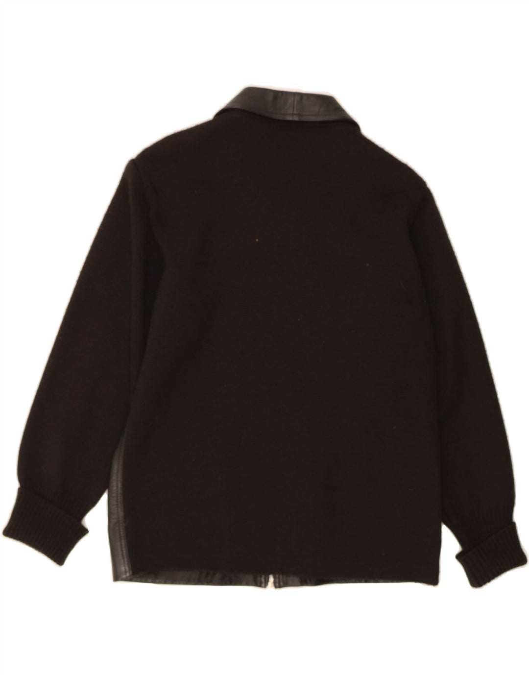 VINTAGE Womens Bomber Jacket UK 12 Medium Black Vintage Vintage and Second-Hand Vintage from Messina Hembry 