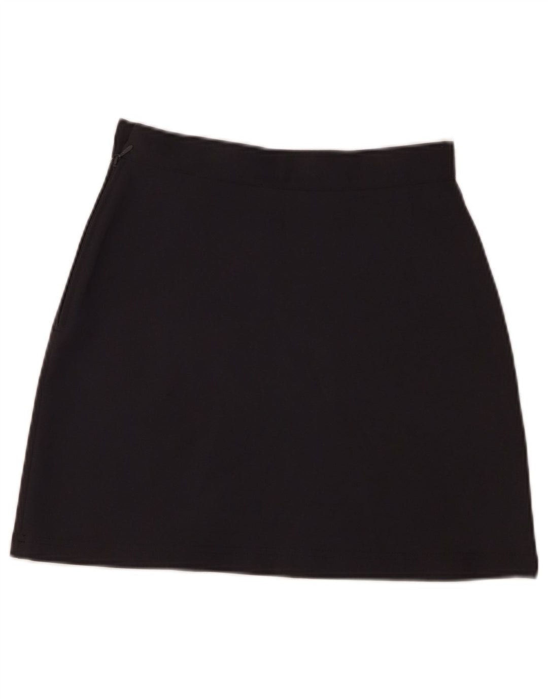 Benetton Dame Mini Nederdel IT 40 Small W26 Navy Blue Polyester