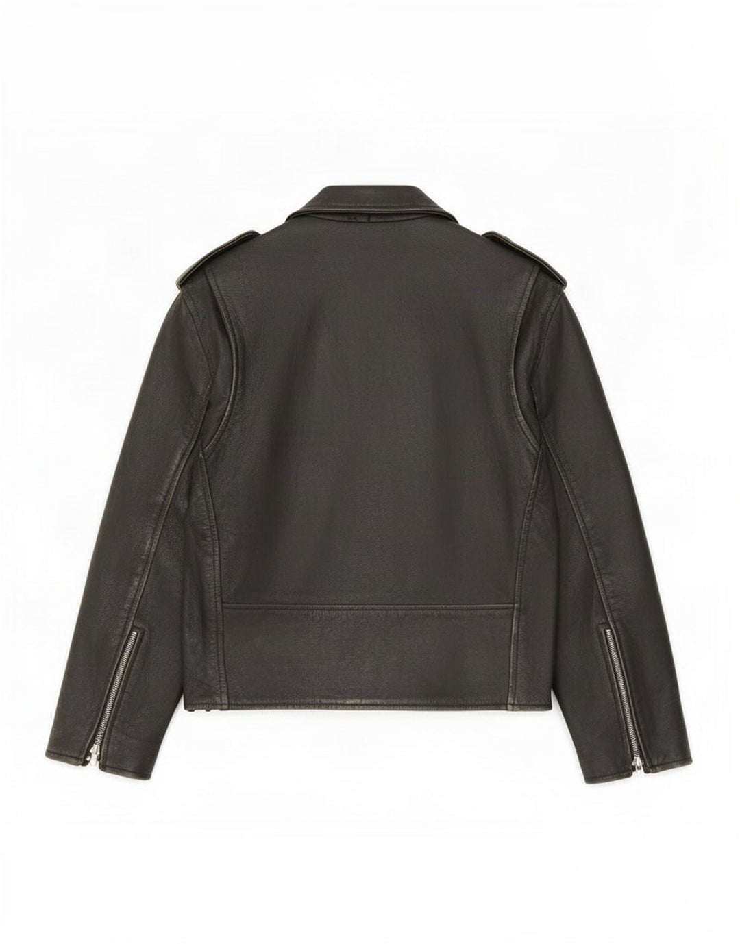 Sheep Land Herre Læder Biker Jacket UK 36 Small Black