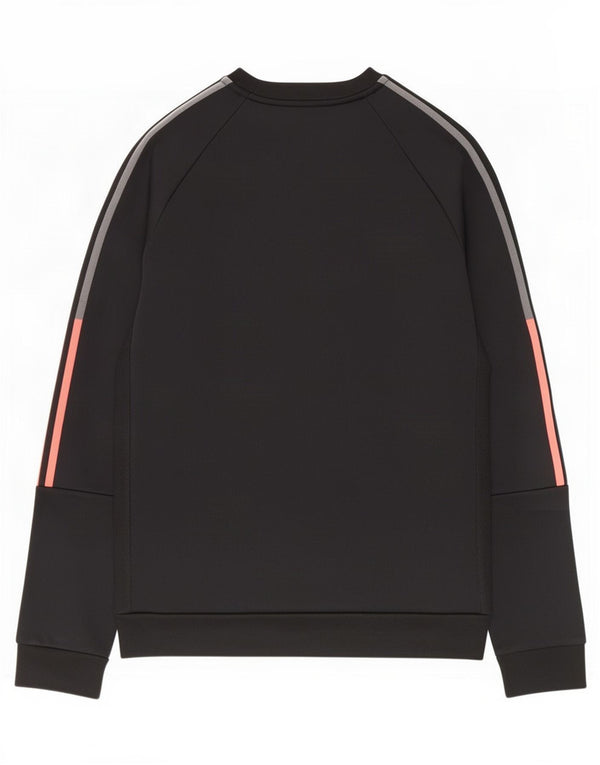 Adidas Grafisk Sweatshirt Jumper Medium Sort Polyester til mænd